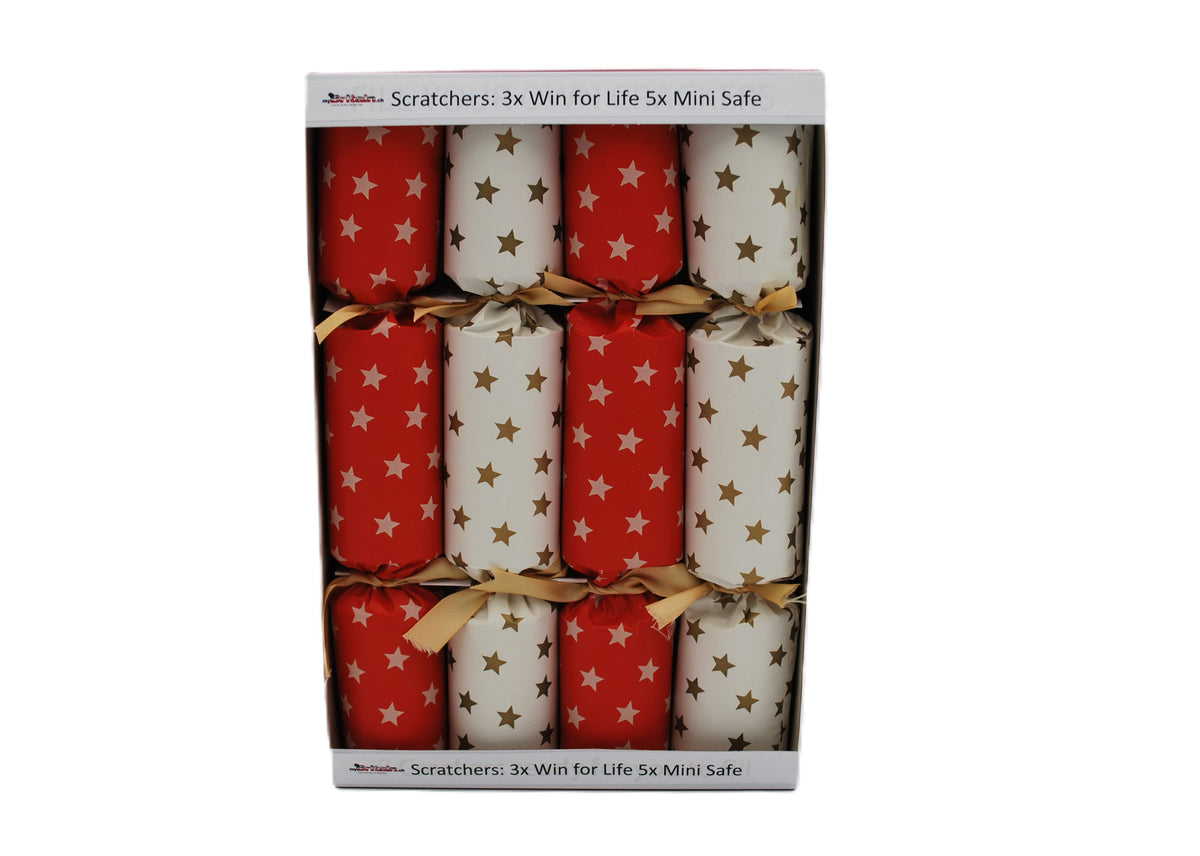 Cream & Gold Stars - Scratchers (8x30cm)