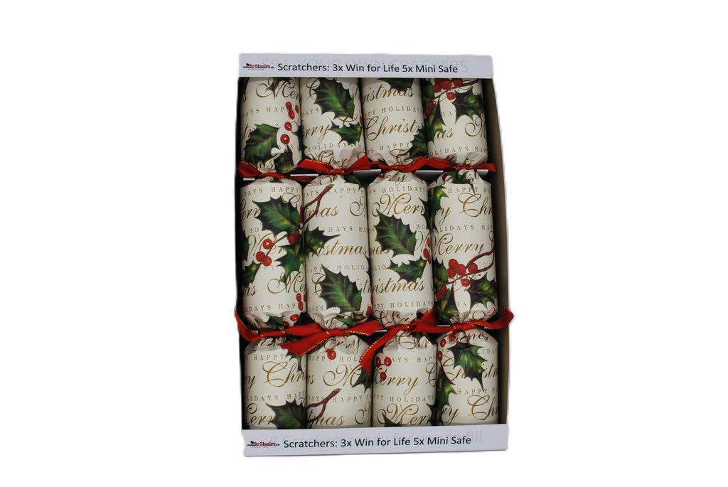 Bows & Berries Christmas Scratchers (8x30cm)