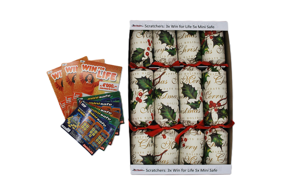 Bows & Berries Christmas Scratchers (8x30cm)