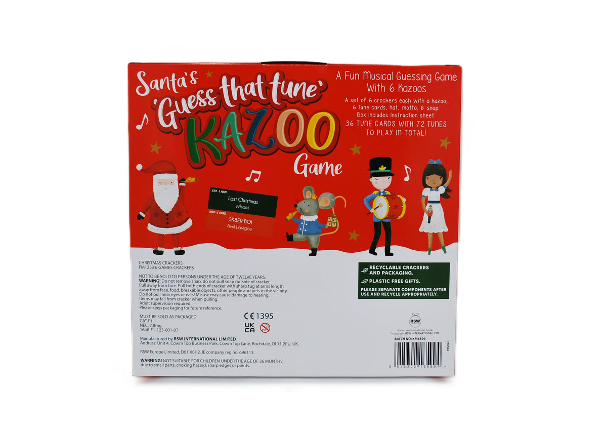 Santa's Kazoo Guessing Game (6x30cm)