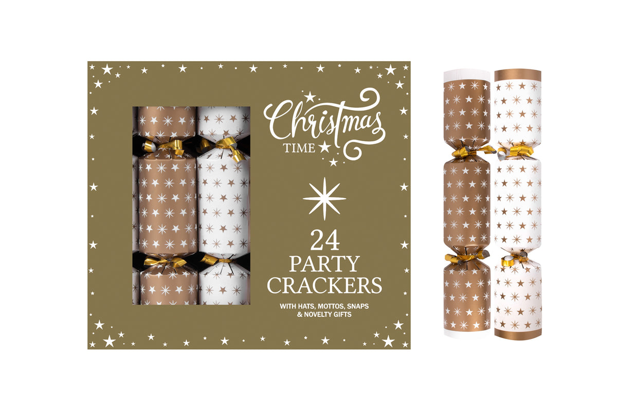 Gold Stars Partybox (24x23cm)