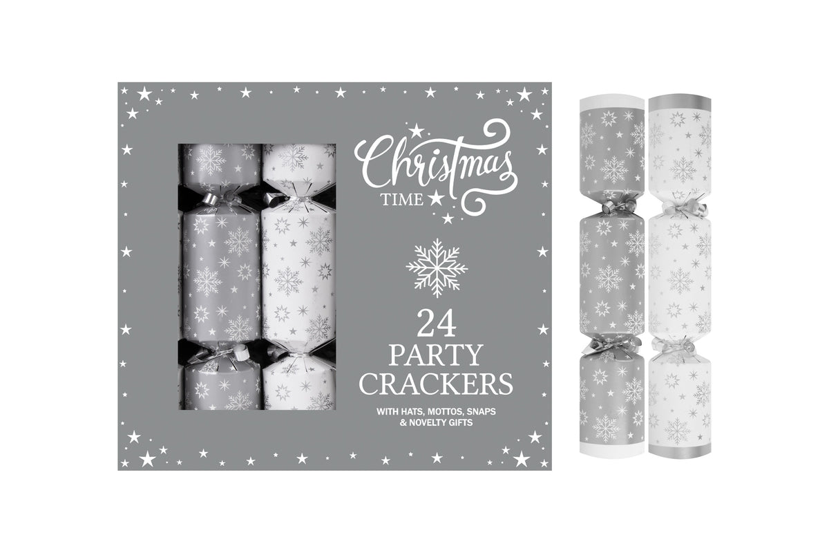 Silver Stars Partybox (24x23cm)