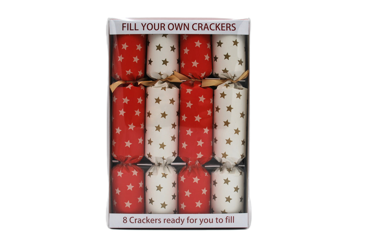 Cream & Gold Stars - Fill your own (8x30cm)