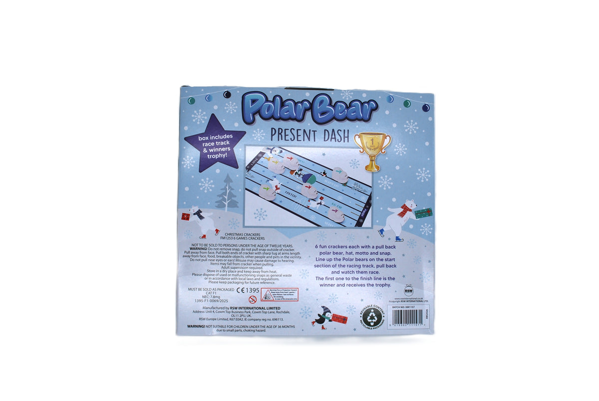 Racing Polar Bear (6x30cm)