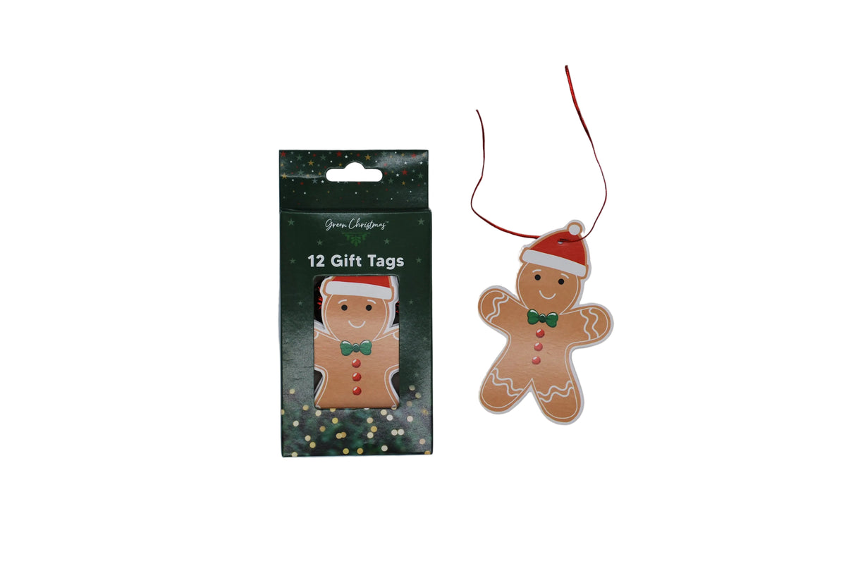 Geschenkanhänger Gingerbread (12Stück)