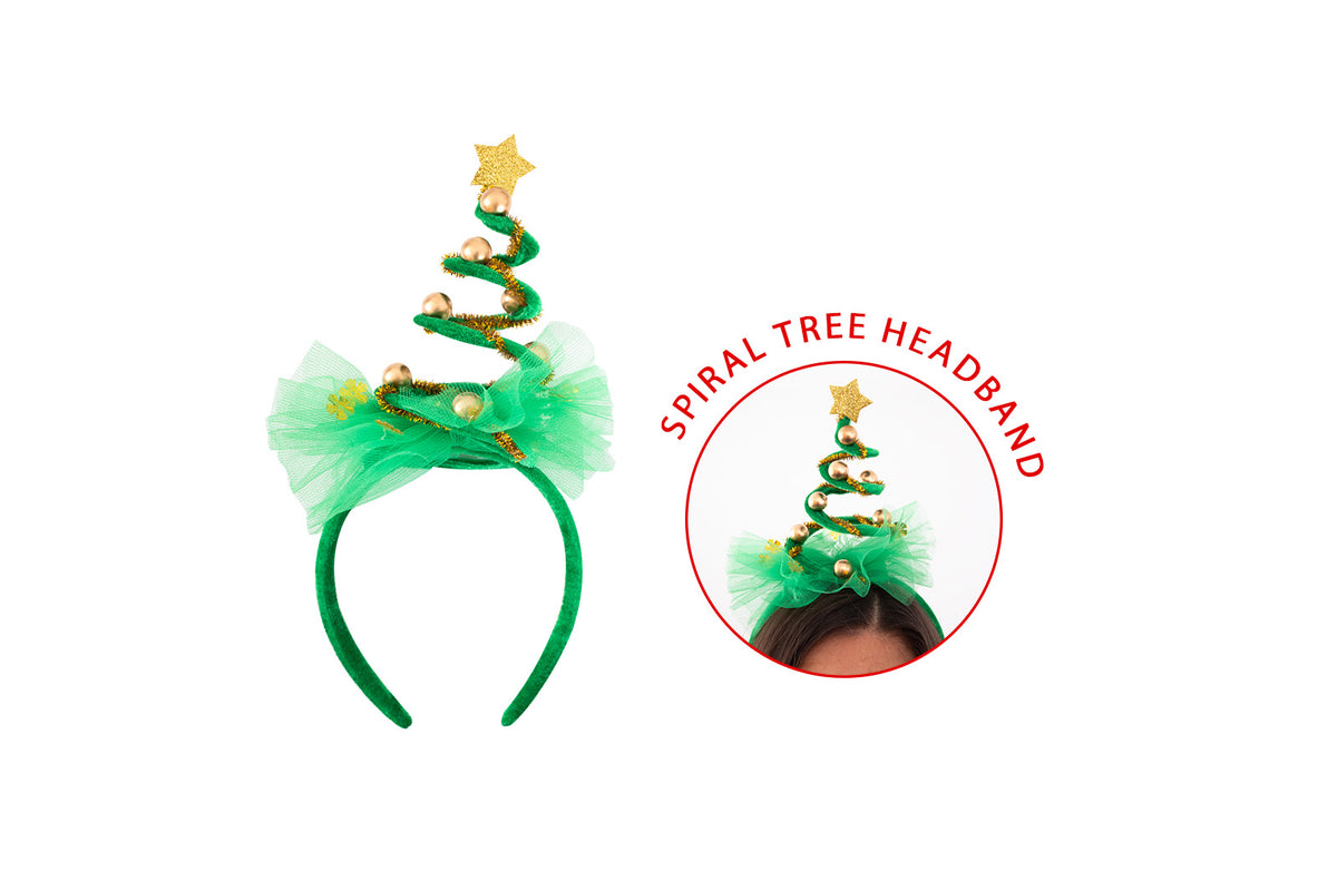 Weihnachtsbaum - Haarreifen